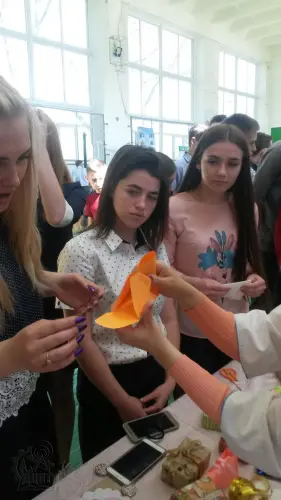 Участь в майстер-класі з профорієнтації зі школярами Софіївського району