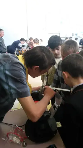 Участь в майстер-класі з профорієнтації зі школярами Софіївського району