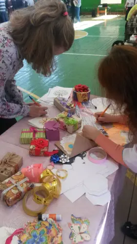 Участь в майстер-класі з профорієнтації зі школярами Софіївського району