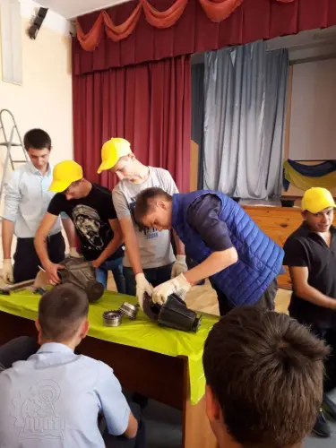 Участь в майстер-класі із школярами м.Підгородне
