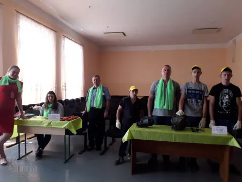 Участь в майстер-класі із школярами м.Підгородне