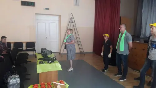 Участь в майстер-класі із школярами м.Підгородне