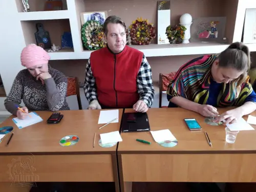 Відкритий урок з елементами петриківського розпису