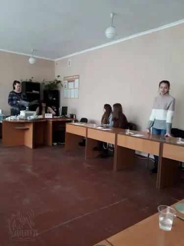 Відкритий урок з елементами петриківського розпису