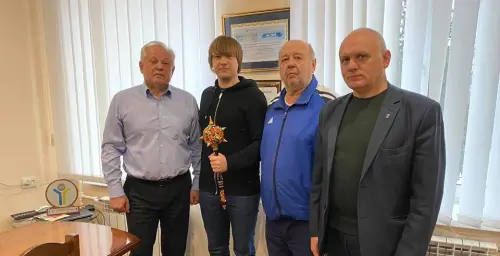 Відкрити зображення до новини: Зустріч з головою федерації футболу у Дніпропетровській області Андрухів Віктором Васильовичем