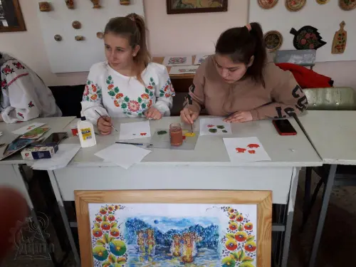 Майстер-клас з петриківського розпису