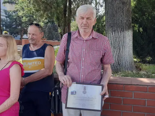 Відкрити зображення до новини: Відзнакою Президента за «Оборону України» нагороджений працівник ДЦПТО
