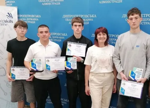 Відкрити зображення до новини: Три перших місця та ще одна призова нагорода. ДПТК серед лідерів  WorldSkills Ukraine-2026!